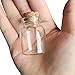 Luo House 10PCS 15ml Cute Small Cork Stopper Glass Bottle Vials Jars with Cork 30x40mm