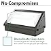 LED Wall-Pack Photo Cell - 100W 5000K Commercial Outdoor Light Fixture ( Out-Door Dusk to Dawn Sensor Security Porch Lighting for Industrial Out-Side photocell )