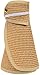 Simplicity Beach Roll-Up Beach Straw Sun Visor Hat With Bow, 283_Natural
