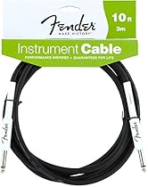 Fender Performance Series Instrument Cables (Straight-Straight Angle) for electric guitar, bass guitar, electric mandolin, pro audio

