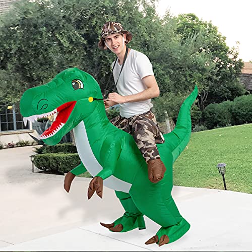 GOOSH Inflatable Dinosaur Costume for Adult Halloween Costume Women Man