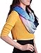 HDE Women's Sheer Infinity Scarf Soft Lightweight Loop Scarf (Blue Pink Ombre)