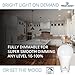 Great Eagle LED GU24 Base, A19 Shape, 14W (100W Equivalent), Dimmable, 3000K Bright White, 1550 Lumens, UL Listed, Twist-in Light Bulb (4-Pack)
