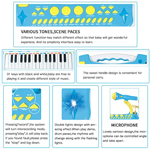 BAOLI Children Musical Instrument Electronic Organ Toy