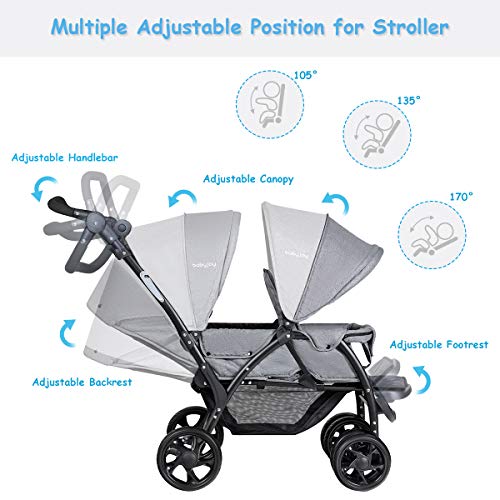 stroller with adjustable handle