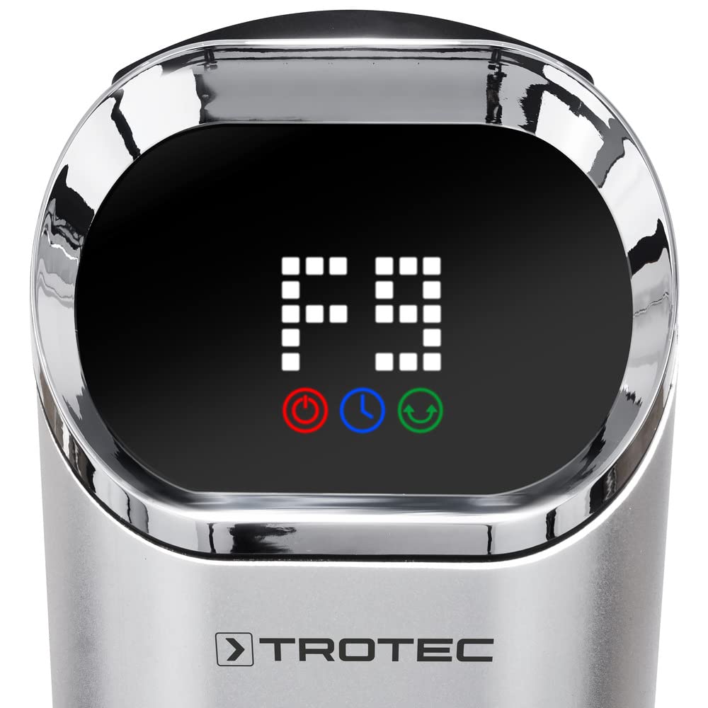 TROTEC Infrarotheizung Standgerät IRS 2050 E – Heizleistung 200 W / 2000 W – Heizstrahler, IP25, inkl. Fernbedienung, 9 Heizstufen, Timer-Funktion 5