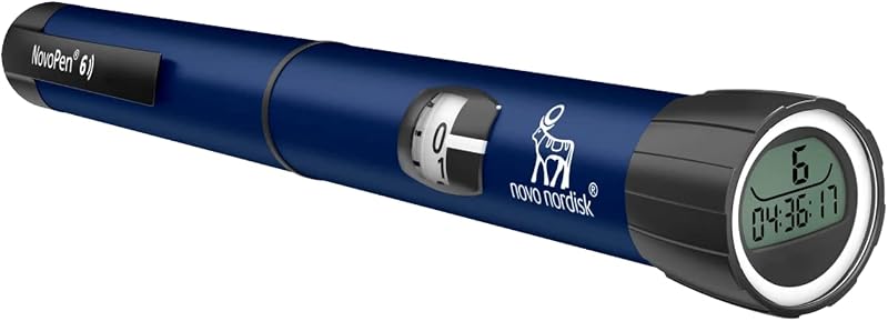 NovoPen Novo Nordisk NovoPen 6 Insulin Pen Blue 60 U Max 1 U Steps