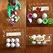 Eadear 6Pcs Kids Infant Toddler Simulation Eggs Color Shape Matching Egg Set Educational Development Puzzle Toy Pegged Puzzles Toy Kids Education Toy for Kids Boys Girls Pegged Puzzles