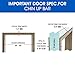 Yes4All Doorway Pull Up Bar with Multiple Foam Grips – Multi Models fit Doorway 25-34 inch, 28-33 inch & 33-37 inch (Black - 1-Piece)