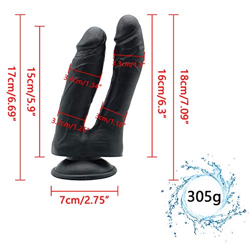 MINGLI-Dild-in-PVC-Morbido-da-9-4-Pollici--Regalo-Perfetto-per-Ventose