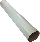 Kair 150mm 6 inch Plastic Ducting Pipe 1 Metre Rigid Straight HVAC Ventilation