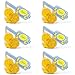 (6 Mesh Bags) Madelaine Solid Premium Milk Chocolate Traditional Hanukkah/Chanukah Gold Coins Wrapped In Italian Foils
