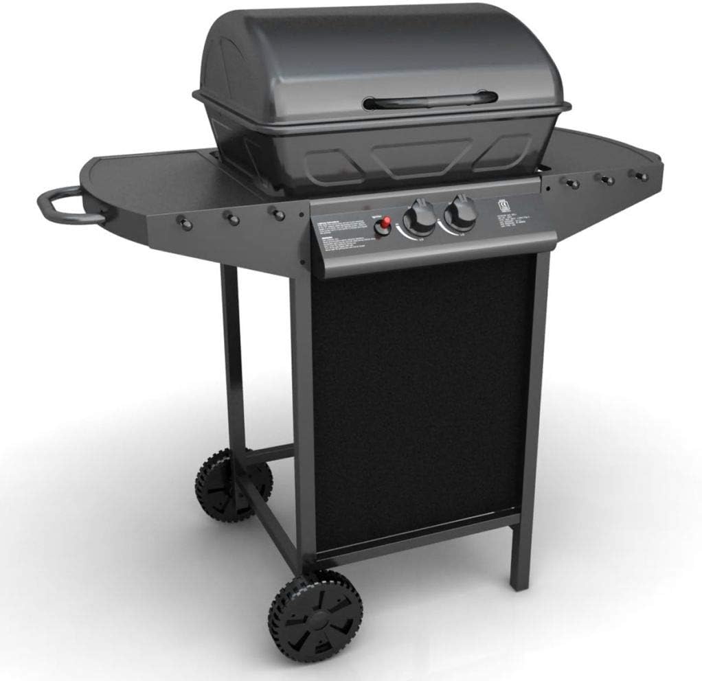 Famirosa Gas Barbecue 2 Burners Black