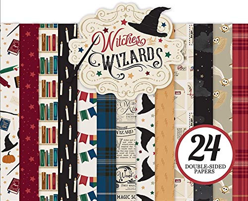 Echo Park Witches & Wizards 6X6 INCH (15cmx15cm) Paper PAD