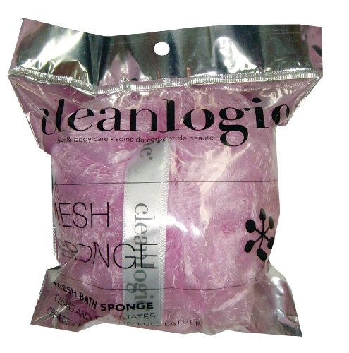 Cleanlogic Mesh Bath Sponge 50g Assorted Colors (Pack of 6)