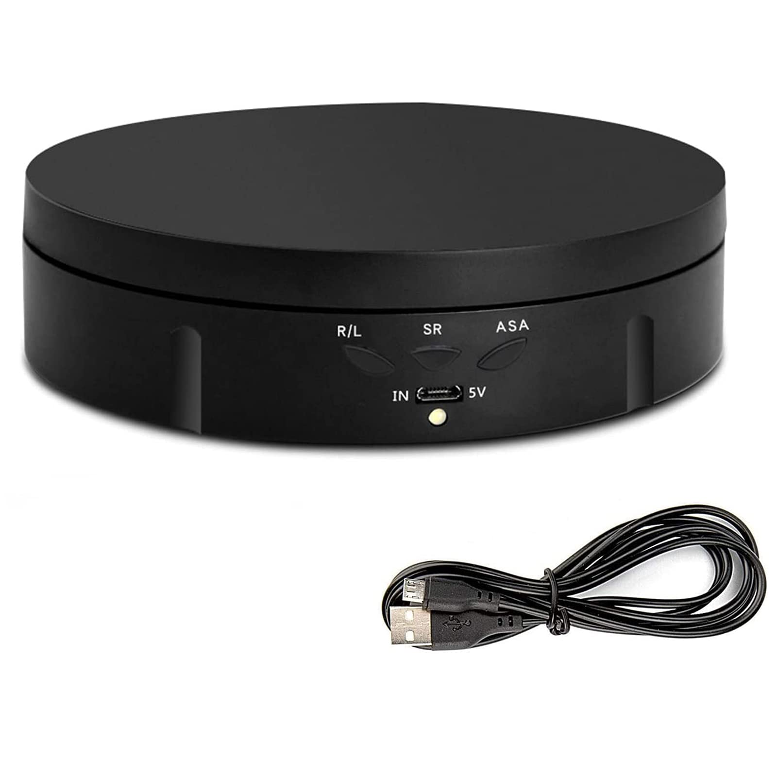 Rotating Display Stand, 360 Degree Electric Rotating Turntable, Ultra-Quiet Motorized Rotating Display Stand for Display Jewelry, Watch, Digital Product,3D Models and Collectibles - 10kg Load Bearing