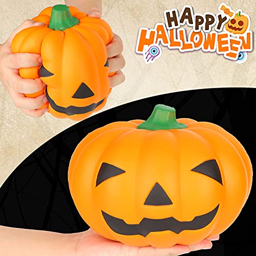 LovesTown Large Pumpkin Squishy, Halloween Squishy Pumpkin Halloween Squishy Toy Kids Pumpkin Toy for Halloween Thanksgiving Party Favor