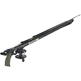 SALVIMAR Metal Speargun for Spearfishing - Underwater Hunting Spear Gun with Anodized Aluminum Barrel with Enclosed Track, Double 14 mm Elastics, Stainless Steel Release System
