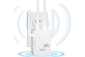 IANTAT WiFi Extender,WiFi Repeater Signal Booster, Internet Wireless Repeater for Home Coverage up to 9399Sq. ft，360° Full Coverage, Repeater with Ethernet Port & Access Point.