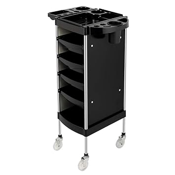 Amazon Com Mefeir Salon Trolley Cart With Abs Drawers Metal