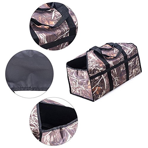 Camouflage Log Carrier Bag,Extra Large Toy Storage Bag Multifunctional Tote Bag for Firewood Storage Bag - Thumbnail 6