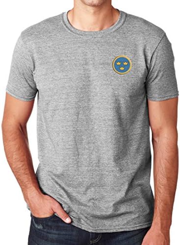 Military Online Swedish Air Force Embroidered Logo - Ringspun Cotton T Shirt
