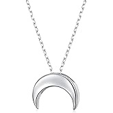 Christmas Gifts for Her 925 Sterling Silver Dainty Star Moon Paw Print Pendant Tiny Moon Star Necklace Adjustable Clavicle Chain for Women Girls, Star Moon Fans Jewelry