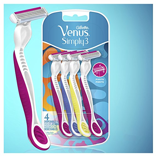 Gillette Venus Simply 3 Women's Disposable Razors 4 Pack Buy Online
