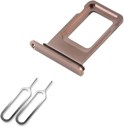 Amazon Com Nano Sim Card Holder For Iphone Xs Replacement Gold Sim Card Slot Socket Tray Support With 2 Removal Eject Tools