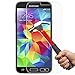 EVERMARKET(TM) Premium Tempered Glass 9H-Hardness Screen Protector Flim for Samsung Galaxy S5 I9600 - 1 Pack
