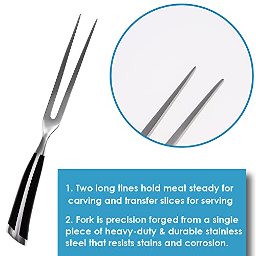 Kaycrown Stainless Steel Carving Fork For Meat Cook Forks Meat Fork BBQ
