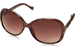 Jessica Simpson Women's J5393 Timeless and Elegant Vintage Oval Sunglasses
