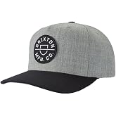 Brixton Men's Brixton Crest Mp Snapback Hat