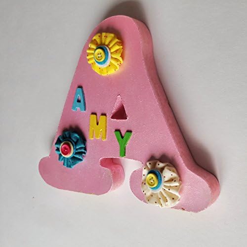 Wooden letter A nursery decor large wooden block letter with baby name