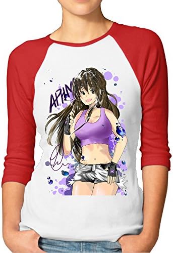 Aphmau Gaming Funny Woman Red Raglan Shirt 3/4 Sleeve Athletic Baseball Jersey