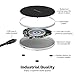 SABRENT 10W qi Wireless Fast Charger Charging Pad, Universally Compatible with All qi Enabled Phones [AC Adapter Not Included] Black (WL-QIFC)