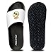Real Madrid Bernabeu Mens Pool Slide Sandal, Slipper for Beach & Shower (Black, Size M)