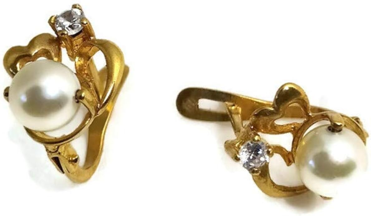 Conjunto Pendientes Y Anillo Oro 18K COMUNION JL-CON-017 Perla Corazon