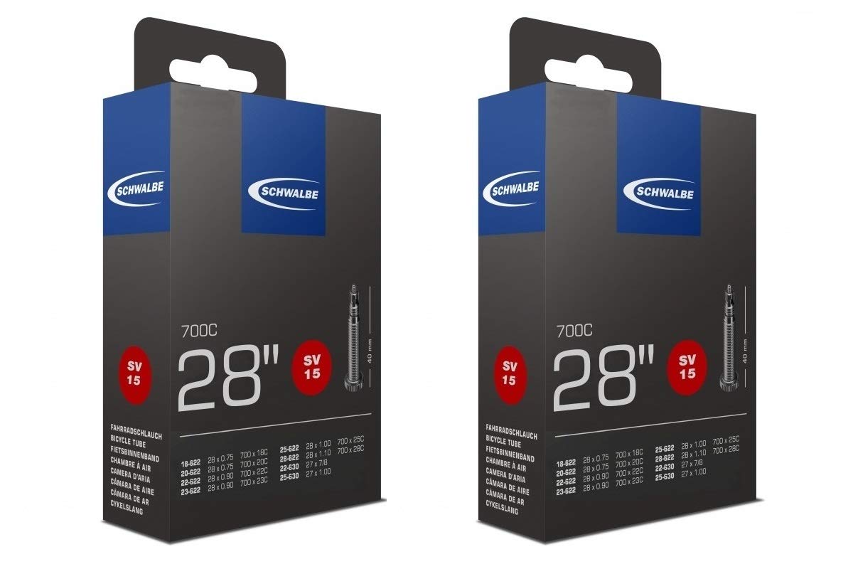 2 x Schwalbe 28" / 700c Inner Tubes 700x23c With Presta Valves