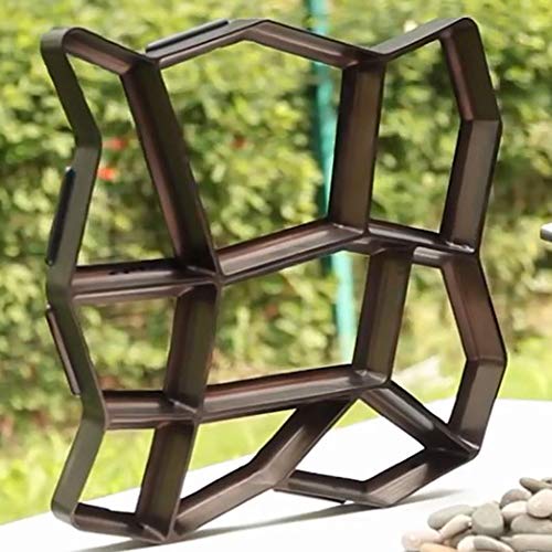 ADSRO Path Maker Mold, Reusable Concrete Stone Moulds DIY Path Maker Mold Paving Bricks for Yard Patio Garden Decorated Tool