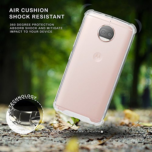 Moto G5S Plus Case, Beyondcell transparent Clear Hybrid Bumper Case Cover Motorola Moto G5S Plus (Parasailing) - Thumbnail 5