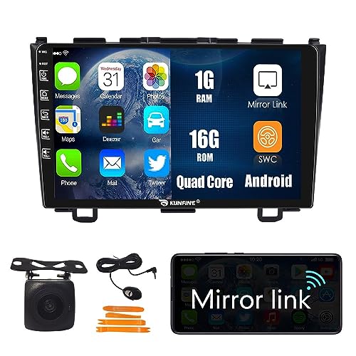 Kunfine Car Android Navigation Stereo GPS Radio Reverse Camera Display