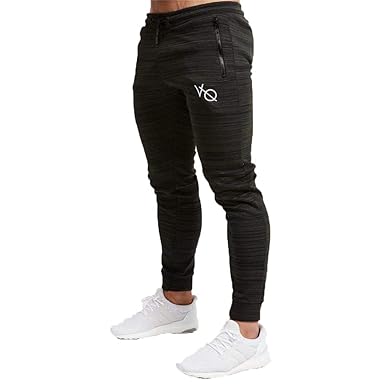 Amazon.com: SEpXM Mens Gyms Fashion Trousers Casual Pencil ...