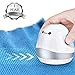 MOSPRO Electric Sweater Fabric Shaver Lint Remover - Rechargeable and Portable Fuzz Pill Bobble Remover with Dual Protection for Clothes Sweater Fleece Wool Blanket Curtain (white)