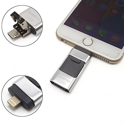 eMart Comptaible for iPhone iPad High Capacity USB Flash Drive 64GB iFlash UDisk Memory Stick
