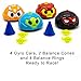 Gyro Car Battling Tops Game by Rocket Boy | Battle Tops, Spinning Top, Spinning Toy Car, Top Toys | Entertainment, Fun & Learning - 13pc Battle Top Play Set