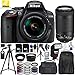Nikon D5300 with AF-P DX 18-55mm f/3.5-5.6G VR + Nikon AF-P DX 70-300mm f/4.5-6.3G ED VR 25PC Accessory Bundle - Includes 64GB & 32GB SD Memory Card + 72