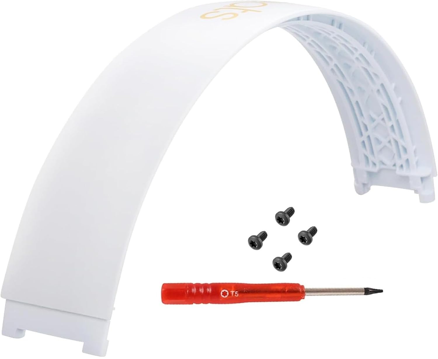 Studio3 Top Headband Arch Repair Parts for Beats Studio 3 Wireless (A1914) - Also fits Studio Pro Wireless (A2924) Headphones (White)