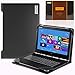 Navitech Black Real Leather Folio Case Cover Sleeve Compatible with The Lenovo Yoga 3 Pro 13.3-inch