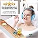 ToiletTree Products Adjustable 100% Natural Bamboo Wooden Bathtub Caddy with Extending Sides